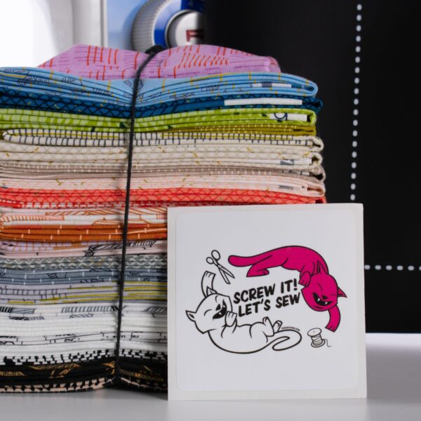 Screw it! Let's Sew Sticker - Image 2