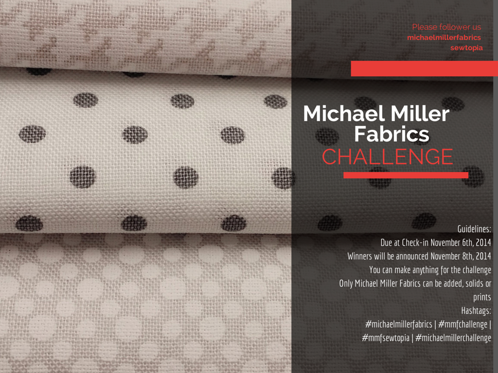 11 Sep Michael Miller Fabric Challenge for Salt Lake