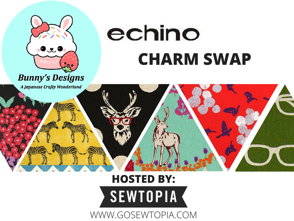 30 Jul Echino Charm Swap with Bunny’s Designs!