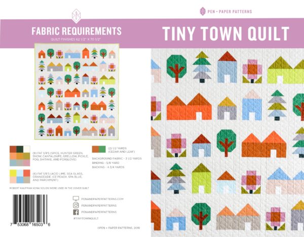 Pen + Paper Patterns - Tiny Town Quilt