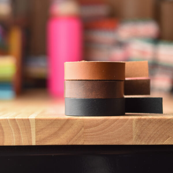 Two 3/4" x  28" Leather Straps