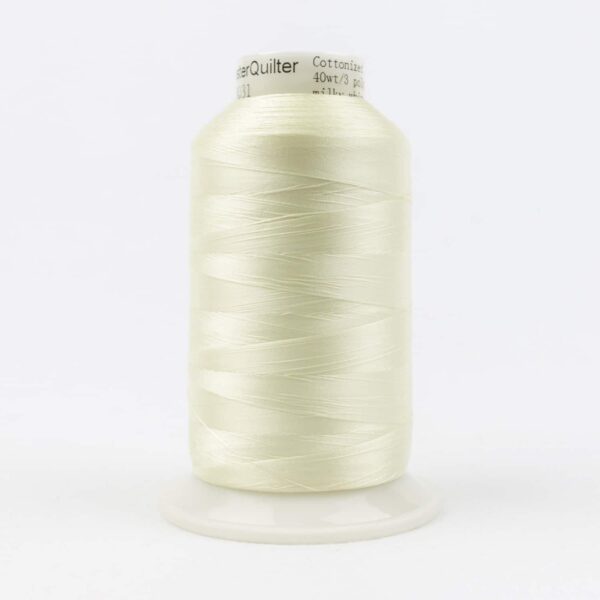 Wonderfil Threads - Master Quilter Soft Polyester 40wt 2743m Milky White