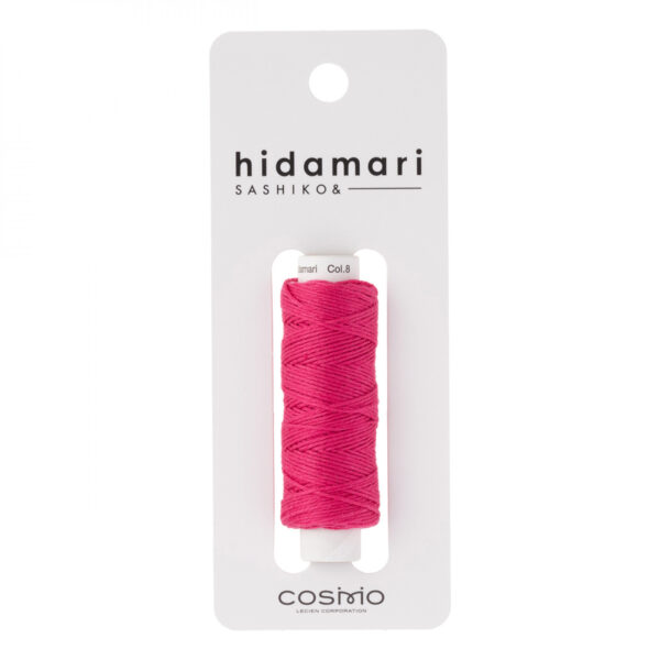 Cosmo - Hidamari Sashiko Variegated Thread 30 Meters Raspberry Sorbet