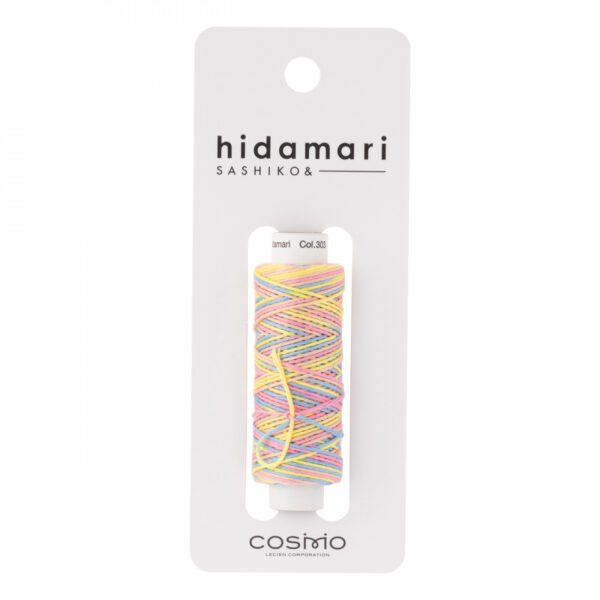 Cosmo - Hidamari Sashiko Variegated Thread 30 Meters Rainbow Sorbet