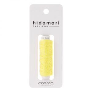 Cosmo - Hidamari Sashiko Solid Thread 30 Meters Lemon