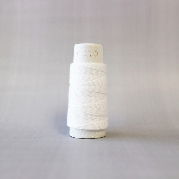 Cosmo - Hidamari Sashiko Solid Thread 30 Meters Snow White
