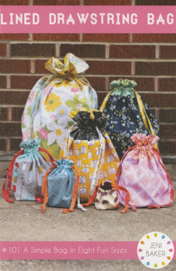 Jeni Baker Lined Drawstring Bag