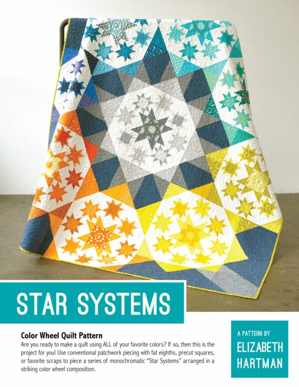 Elizabeth Hartman Star Systems Color Wheel Quilt Pattern