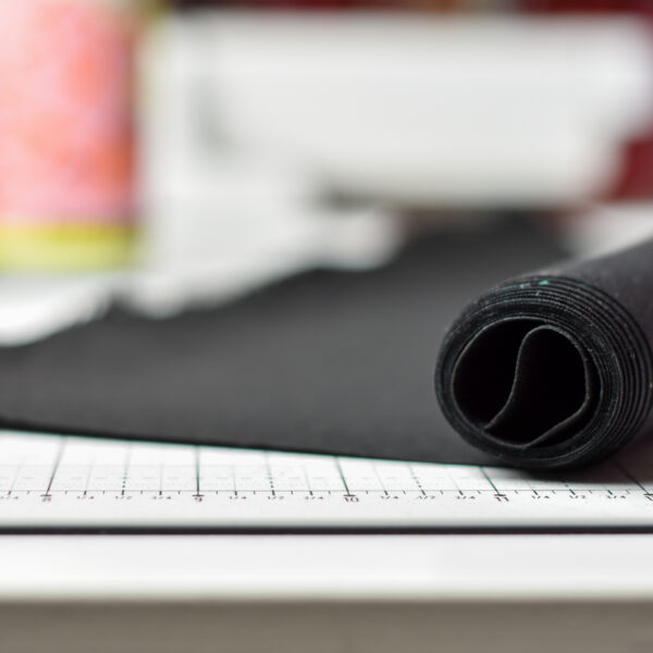 Wax Canvas Black 1/2yd Cut - Image 2