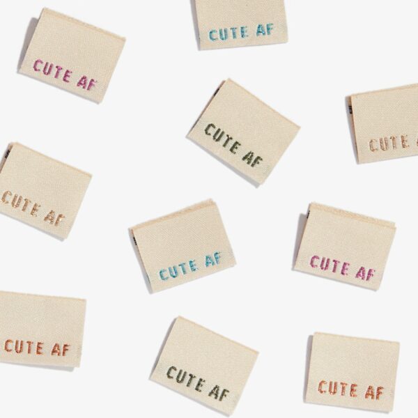 Kylie And The Machine Cute AF Woven Labels - Image 2