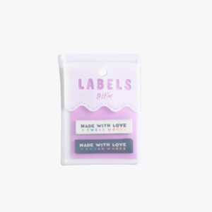 Kylie And The Machine "Made with Love & Swear Words" Woven Labels