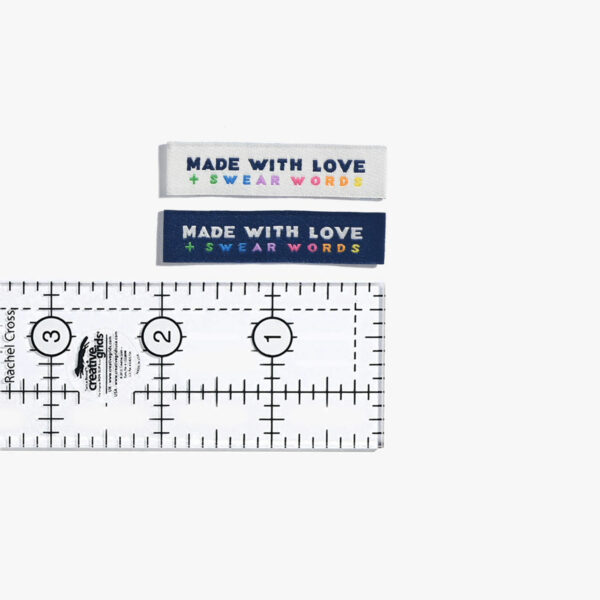 Kylie And The Machine "Made with Love & Swear Words" Woven Labels - Image 2