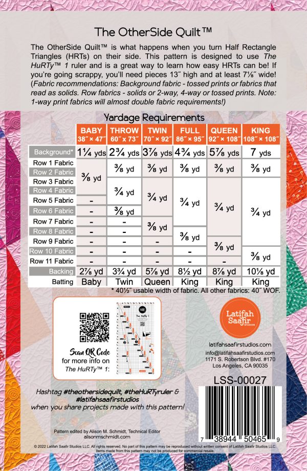 Latifah Saafir Studios The OtherSide Quilt Pattern - Image 2