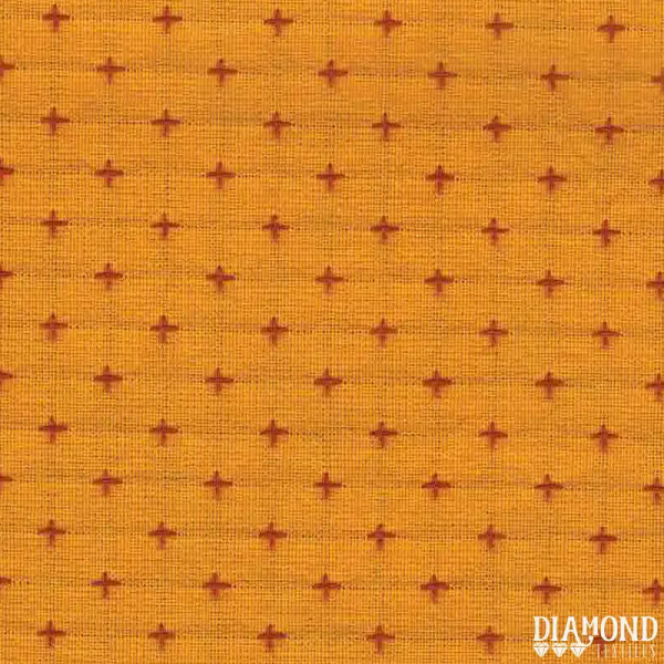Diamond Textiles Manchester Pluses Sunburst Orange