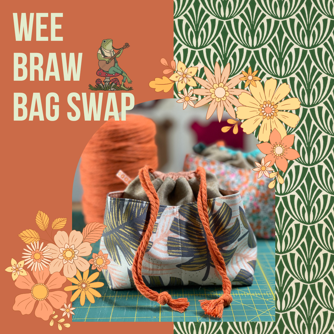 Sewtopia s Wee Braw Bag Swap with Sweet Cinnamon Roses Salt Lake City Sandy West Valley City Sewtopia