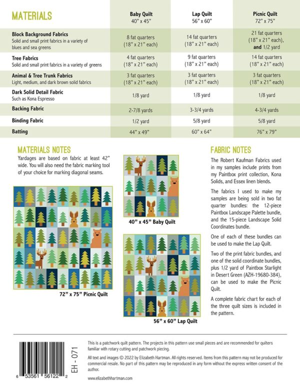Elizabeth Hartman Lookout Quilt Pattern - Image 2
