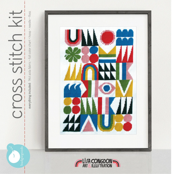 Lisa Congdon Brightside Cross Stitch Kit