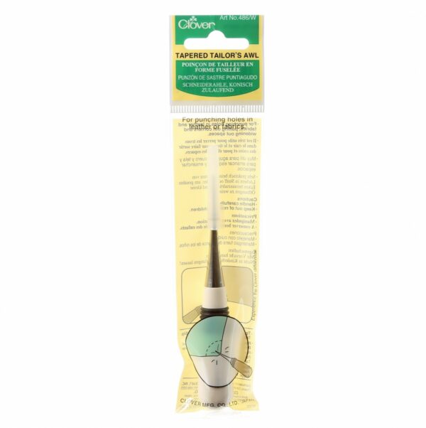 Clover Tapered Awl White Plastic