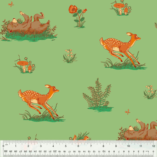 Windham Fabrics Heather Ross Forestburgh Beargrass Sage