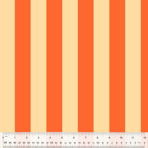 Windham Fabrics Heather Ross Forestburgh Broadstripe Peach