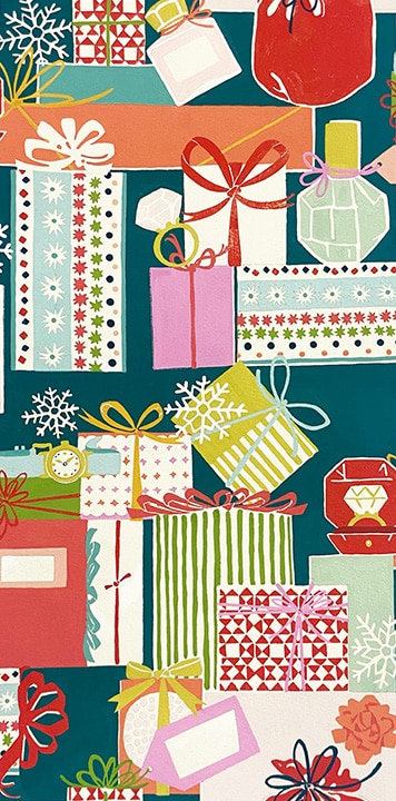 Wonderful Time Christmas Fabric