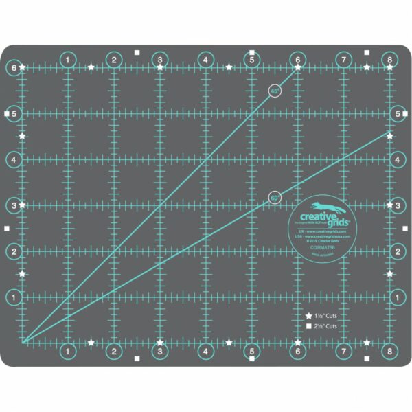 Creative Grids Self-Healing Double Sided Rotary Cutting Mat 6in x 8in