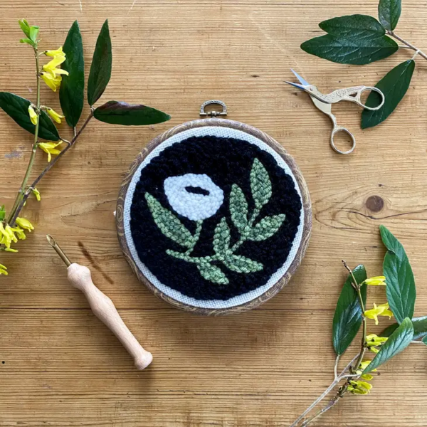 The Urban Acres Modern Floral Punch Needle Kit - Image 2