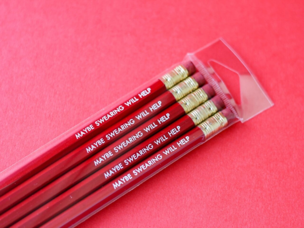 M.C Pressure Maybe Swearing Will Help Pencil Set