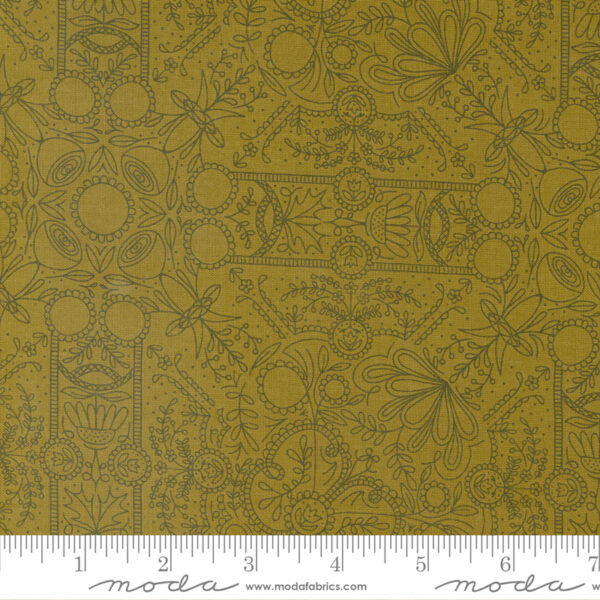Moda Gingiber Quaint Cottage Lace Lichen