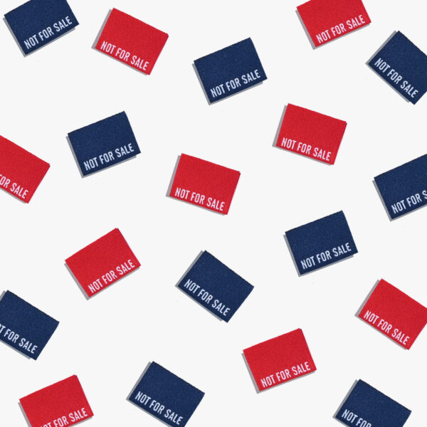 Kylie And The Machine 'Not For Sale' Woven Labels - Image 5