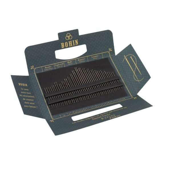 Bohin Needle Book 40pc 185 years Blue Solange - Image 2