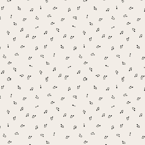 Dashwood Studio Jilly P Birdsong Music Notes White
