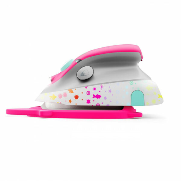 Oliso Tula Pink Mini Iron With Trivet