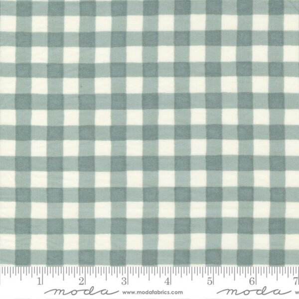 Moda Deb Strain Happiness Blooms 108" Gingham Eucalyptus