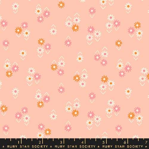 Ruby Star Society Melody Miller Juicy Baby Flowers Peach