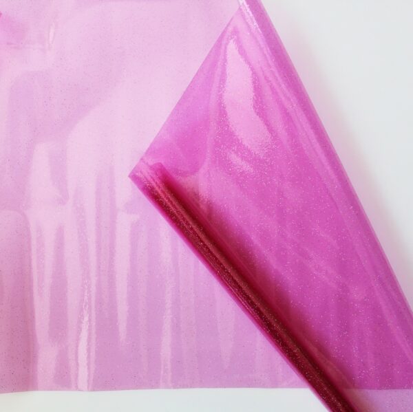 Sew HungryHippee Vinyl Transparent Hot Pink