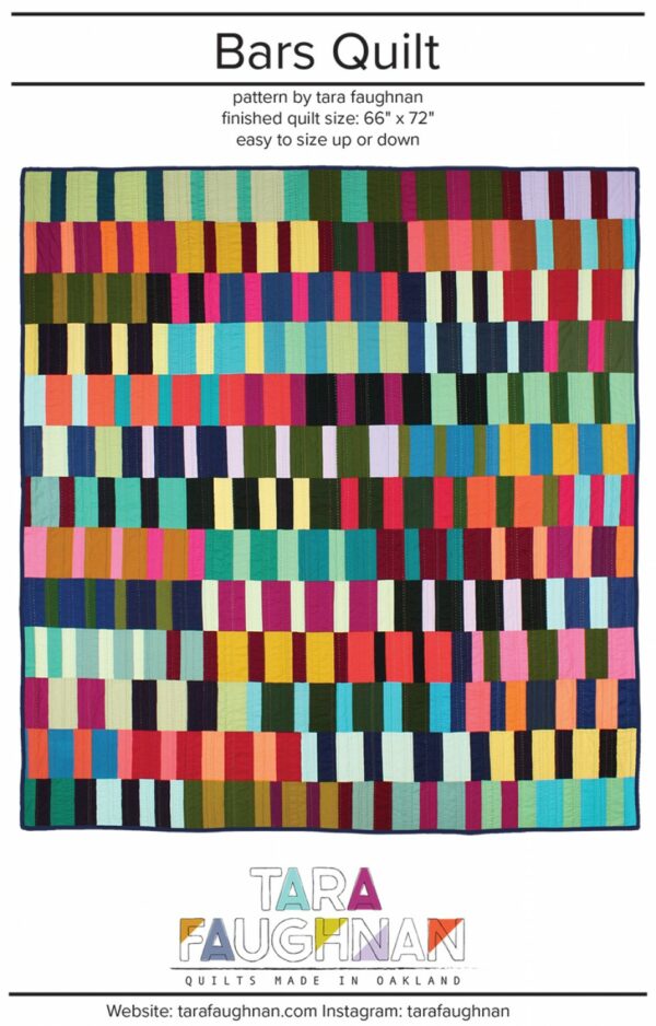Tara Faughnan Bars Quilt Pattern