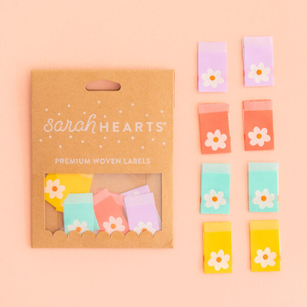 Sarah Hearts Daisy Tag Multipack Labels