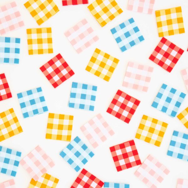 Sarah Hearts Gingham Multipack Labels - Image 2