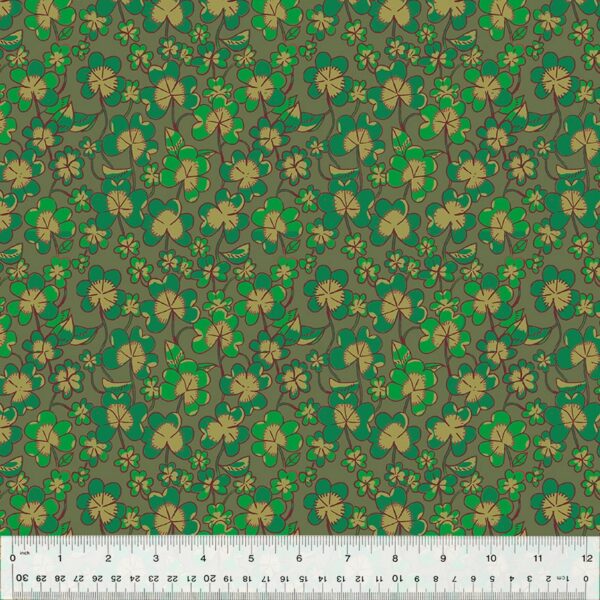 Windham Fabrics Heather Ross Forestburgh Clover Olive