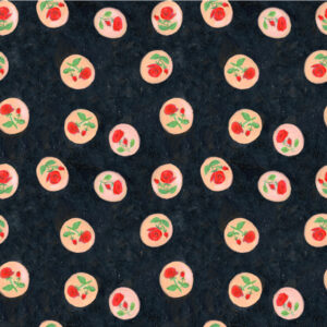 Windham Fabrics Heather Ross By Hand Rose Cameo Night