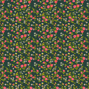 Windham Fabrics Heather Ross By Hand Mousy Floral Pasture