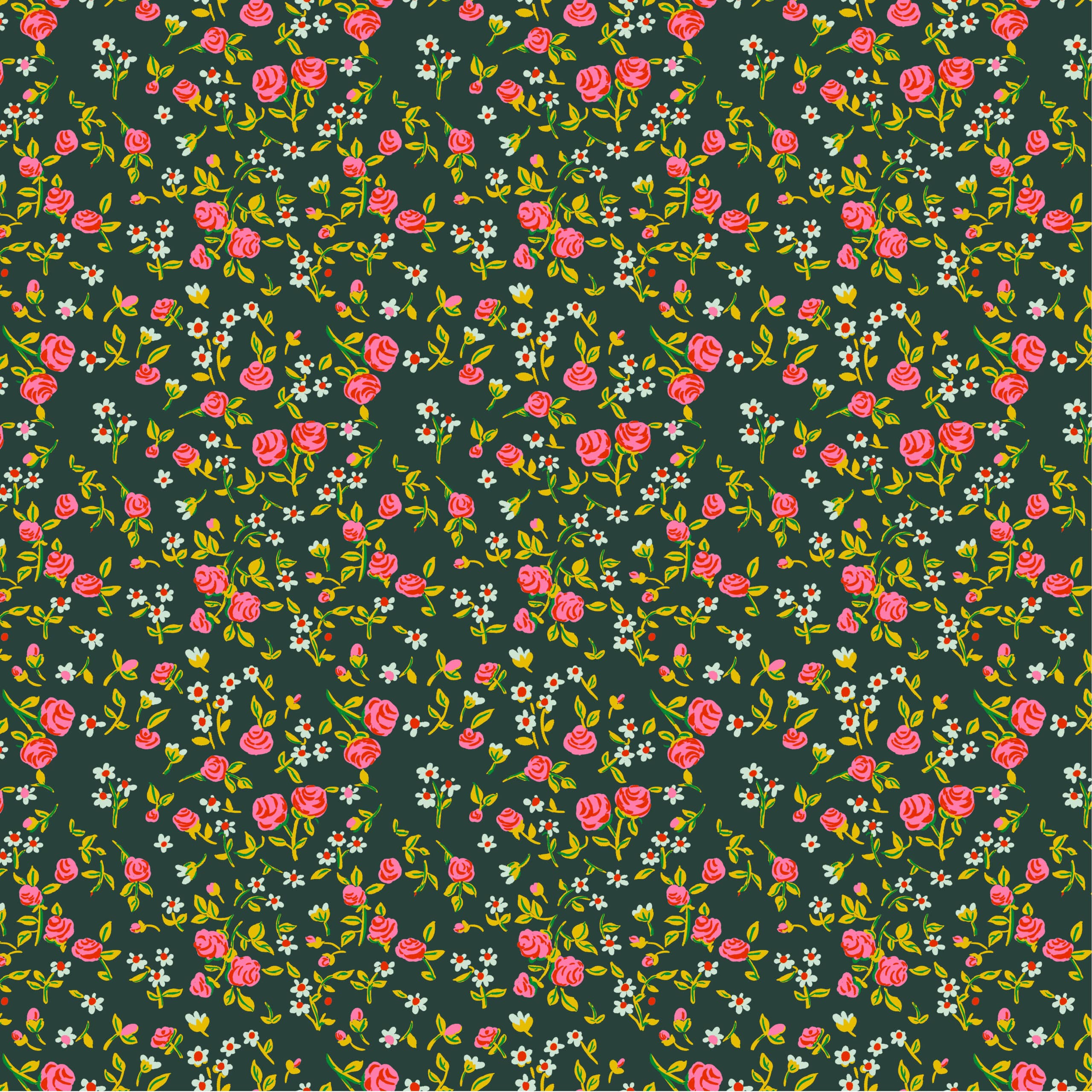 By Hand Mousy Floral in Pasture By Hand Mousy Floral in Pasture