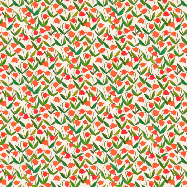 Windham Fabrics Heather Ross By Hand Flowerbed White