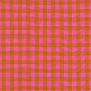 Robert Kaufman - Elizabeth Hartman Kitchen Window Wovens Gingham Dragon Fruit