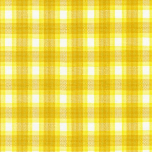 Robert Kaufman - Elizabeth Hartman Kitchen Window Wovens Plaid Citrus