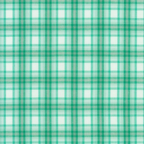 Robert Kaufman - Elizabeth Hartman Kitchen Window Wovens Plaid Ocean