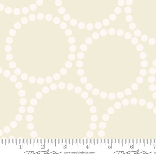 Moda Fabrics Lizzy House 108" Quilt Back Pearl Bracelets Eggshell