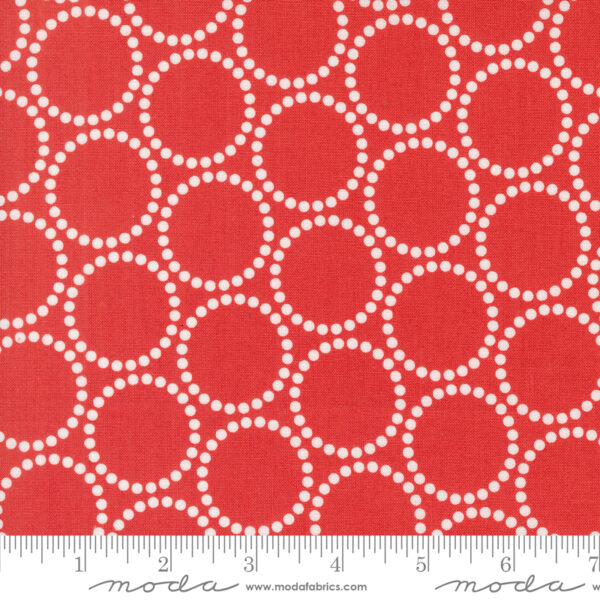 Moda Fabrics Lizzy House Love Letter Mini Pearl Bracelets Red