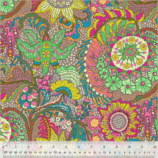 Windham Fabrics Sally Kelly Botanica Mushroom Lawn